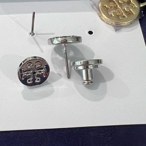 Tory Burch Miller Pave'Stud Earrings - Picture 6 of 9